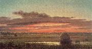 Martin Johnson Heade Sunset above the swamp oil painting picture wholesale